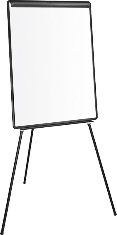 Tabelë me tre këmbë Flipchart Q, 70 x 100 cm, e bardhë / e zezë
