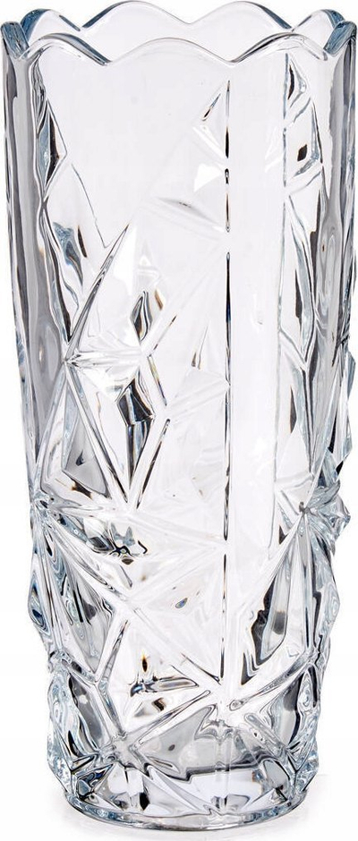Vazo qelqi Gift Decor me prerje xhami, 19.5 cm, e tejdukshme
