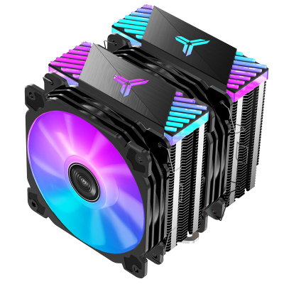 Ftohës CPU Jonsbo CR-2000 GT ARGB, dual-tower, 2x120mm, i zi