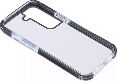 Këllëf telefoni Cellularline Tetraforce Strong Guard për Samsung Galaxy S23+, kundër goditjeve, transparent i zi