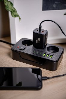 Karikues Newell GaN 65W, USB-C, i zi