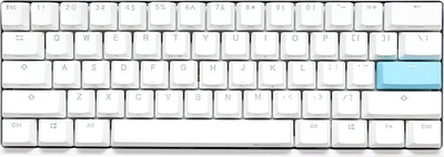 Tastierë gaming Ducky One 2 Pro Mini White Edition, mekanike Kailh Red, RGB LED, e bardhë