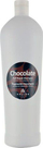 Shampo flokësh Kallos Chocolate Full Repair, për riparim flokësh, 1000 ml, e bardhë
