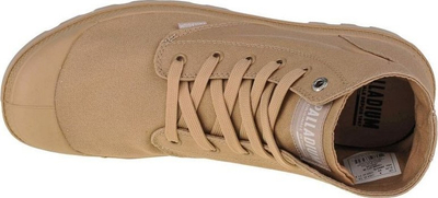 Atlete Palladium Mono Chrome 73089-271-M, me qafë t'mesme, taban gome, bezhë