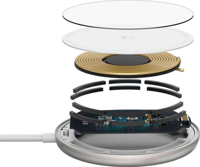 Karikues induksioni Baseus Simple Mini iPhone 15W QI WXJK-F02