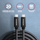 Kabllo zgjatuese USB C AXAGON BUCM32 CM05AB, USB 3.2 20 Gbit/s, 240W PD, 50cm, e zezë