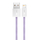 Kabllo USB Baseus BSU3001PRP, USB A në Lightning, 2 m, vjollcë
