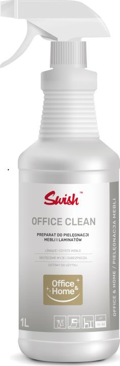 Solucion pastrimi Swish Swish Office Clean, kujdes i përditshëm për mobilie, 1L