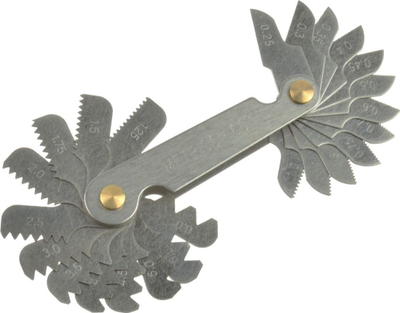 Мерка за навои GEKO 24 делови, 0.25 6 mm, метален