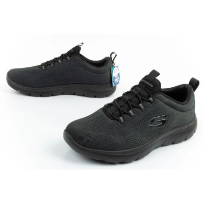 Atlete burrash Skechers Summits Louvin 232186, Air Cooled Memory Foam, të zeza