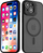 Mbrojtëse telefoni MX Kickstand MagSafe për iPhone 15 Plus 6.7", me këmbëz, e zezë