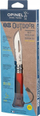 Thikë xhepi Opinel No. 08 Outdoor, palosshme, me dorëz ergonomike, e kuqe