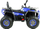 Quad elektrik për kalamaj Szomik QUAD-LX-1, 12V, me telekomandë, blu