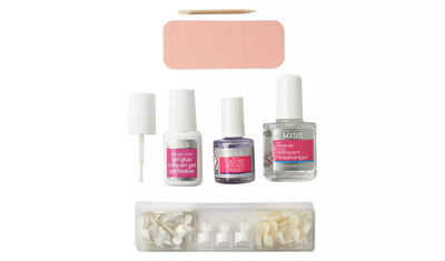 Set manikyri për thonj me xhel Kiss Brush-On Gel Nail
