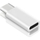 Adapter telefoni Mako Lightning në USB C, për karikim e sinkronizim, i bardhë