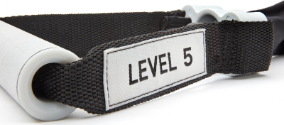 Shirit rezistence Reebok Expander Level 5 RSTB-16074, nivel 5, zi bardhë