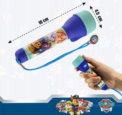 Dritë dore Paw Patrol PW19946, 16 cm, për kalamaj, shumëngjyrëshe