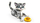 Set ndërtimi Lego Creator 31163 Playful Cat, 3 në 1, shumëngjyrësh