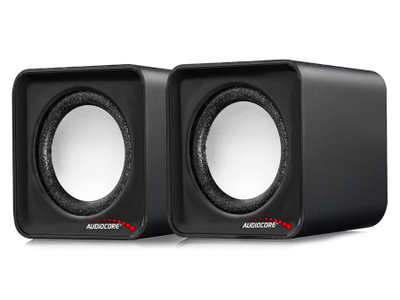 Altoparlantë kompjuterik Audiocore AC870B, USB, 3.5mm Jack, të zinj