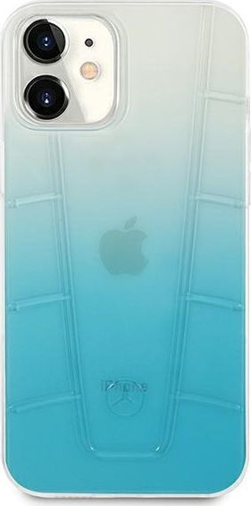 Kapak telefoni Mercedes MEHCP12SCLGBL për iPhone 12 mini 5.4", hardcase Transparent Line, blu transparente