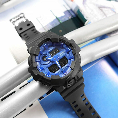 Orë për meshkuj Casio G-Shock Original Blue Paisley, kaltër e errët