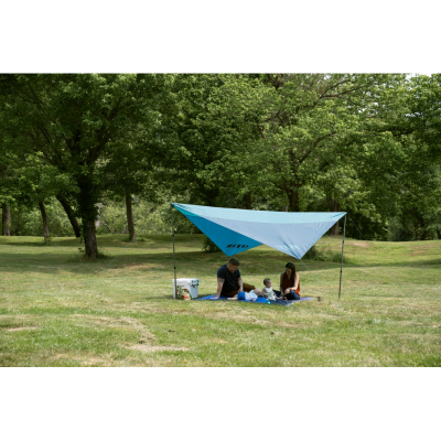 Tendë kampingu ENO SunFly Shade, 2.7 x 2.7 m, UPF 30, blu deti