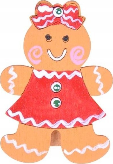 Kapsolla druri BN Gingerbread, 4.8cm, set 18 copë, shumëngjyrëshe