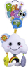 Lodër e varur për bebe Canpol Babies Cloud Hanging Toy Music Box, kuti muzikore, pasqyrë, shumëngjyrëshe