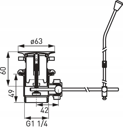 Tapë automatike lavamani FERRO FE K39TW, plastike, krom