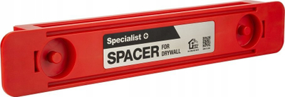 Distancues ndërtimi Specialist+ Spacer, 40cm, për profile gipsi, i kuq