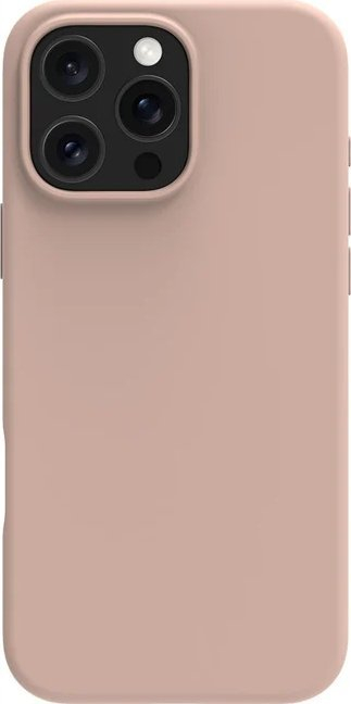 Këllëf telefoni Dbramante1928 Monaco për iPhone 16 Pro, silikoni, i hollë, rozë Pink Sand
