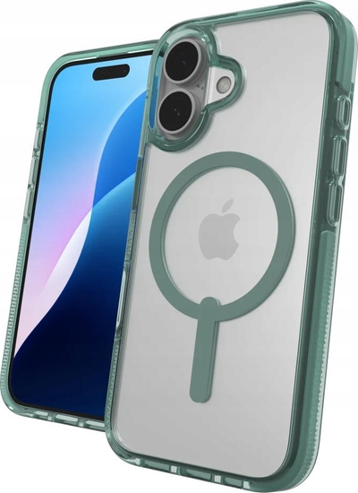 Mbulesë telefoni ZAGG Santa Cruz Snap për iPhone 16, me MagSafe, e tejdukshme