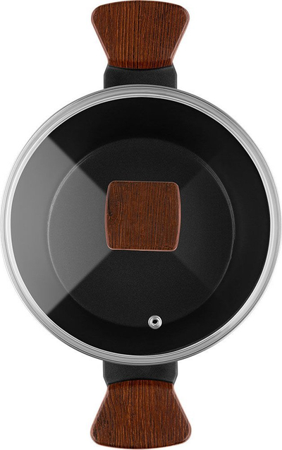 Tenxhere Polaris Albero 20C, alumin i farkëtum, 2.2L, me kapak xhami