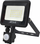 Reflektor LED AWTools SLIM, 20W, me sensor lëvizjeje, i zi
