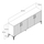 Komodë melamine 180×35×78 cm (HM9428.01), gri