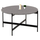Tavolinë për kafe Φ80x45Hcm (HM9588.02), gri/ zezë