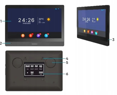 Set videointerfoni Orno GADI, 10", Wi-Fi, i zi