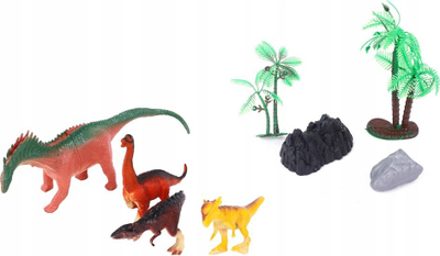 Set kreativ arkeologjik për fëmijë Creative Ice Eggs With Dinosaurs, 6 vezë, dinosaurë plastikë, shumëngjyrësh