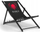 Shezllon DIABLO CHAIRS Sunbed, dru ahu, palosës, i zi