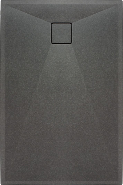 Shtrat dushi Deante Correo Granite, 120x80 cm, anthracite metallic
