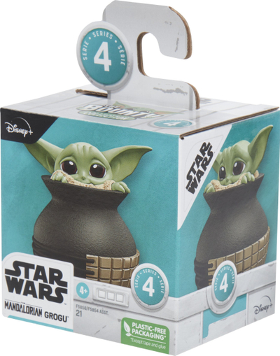 Фигурина играчка Војна на ѕвездите Грогу Bounty Collection, игра со жаба, шаренолика