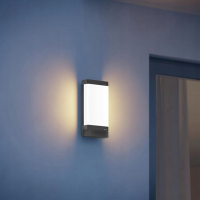 Apilik murale LED për jashtë Steinel L 271 DIGI SC, me sensor lëvizjeje, IP44, e bardhë