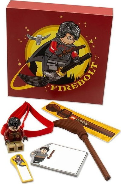 Set leximi LEGO Harry Potter Reader Box Set, me dritë koke, gjëra për shkrim, shumëngjyrësh