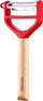 Qërues perimesh Opinel T Duo, teh çeliku inox, dorezë druri, i kuq