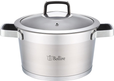 Tigan çeliku Bollire BR-2103, 20 cm, 3.1 L, ngjyrë argjendi