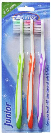 Furçë dhëmbësh për fëmijë Active Oral Care, 8-12 vjeç, 3 copë