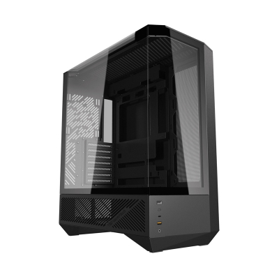 Kornizë kompjuteri Darkflash DY460, ATX, 4 ventilatorë ARGB, e zezë