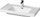 Lavabo Cersanit Crea K114-017-ECO, 80.5cm, qeramike, e bardhë
