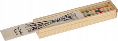 Lojë me shkopinj druri Mega Creative Wooden Pick Up Sticks, lojë familjare, mbi 3 vjeç, shumëngjyrëshe