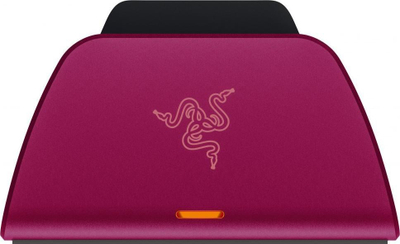 Stacion karikimi për kontroller PS5 Razer DualSense, i zi/rozë